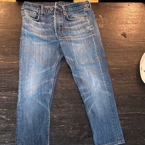 rag & bone Men's Straight Blue Jeans